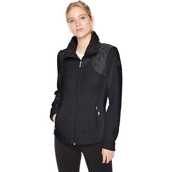 NWT Spyder Lolo Stryke Cable Quilt Jacket 182606 Black Large - Picture 3 of 5